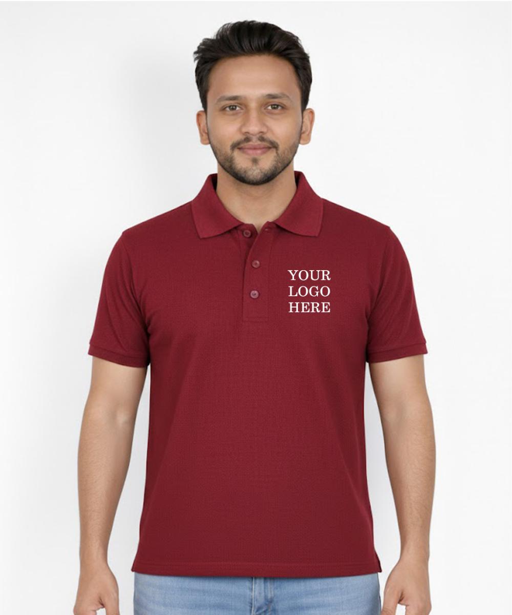 INDUSTRIAL SOLID T-SHIRT - MAROON